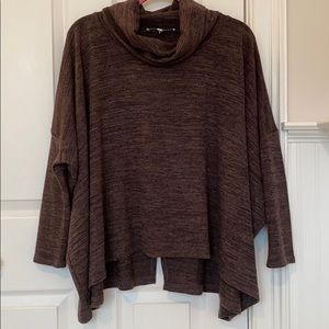 NWOT turtleneck poncho